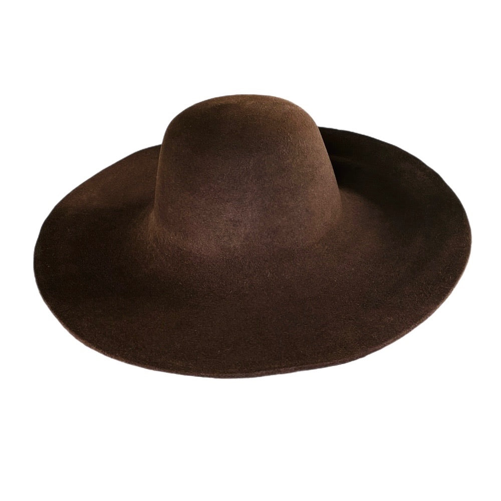 200g Rabbit Fur Felt Hat Body: Stiffened Western Hat Blank for Millinery