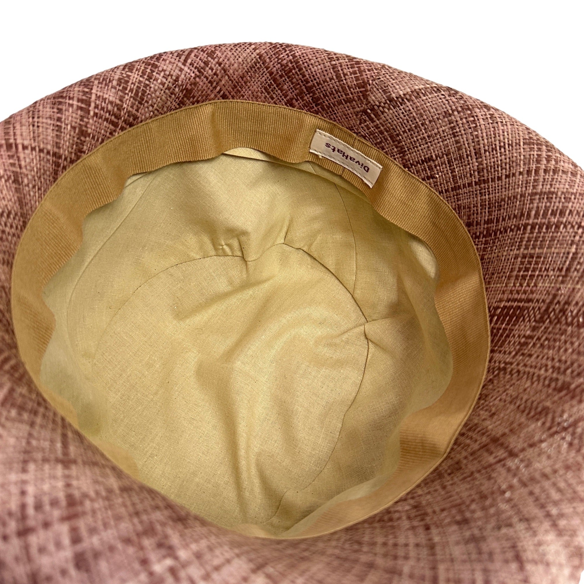 Elegant Raffia Fabric Hat with Bow