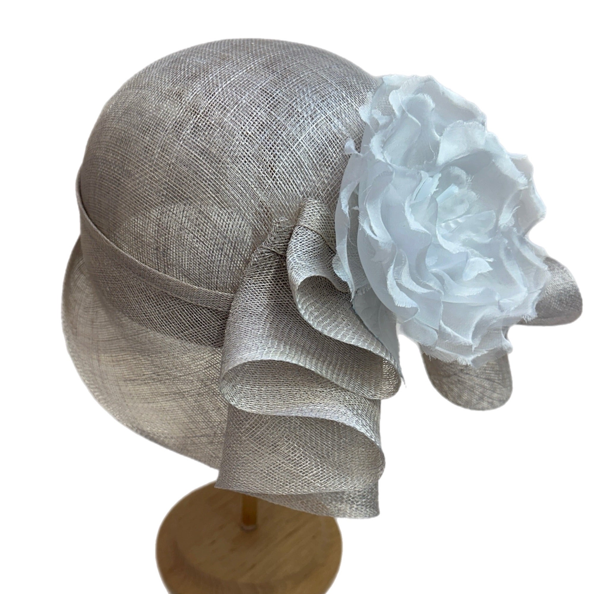 Fascinating Hat with Rose Derby Wedding Headwear