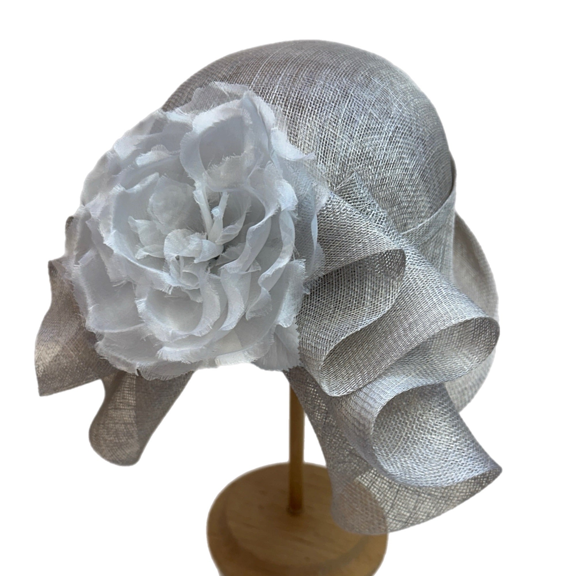 Fascinating Hat with Rose Derby Wedding Headwear
