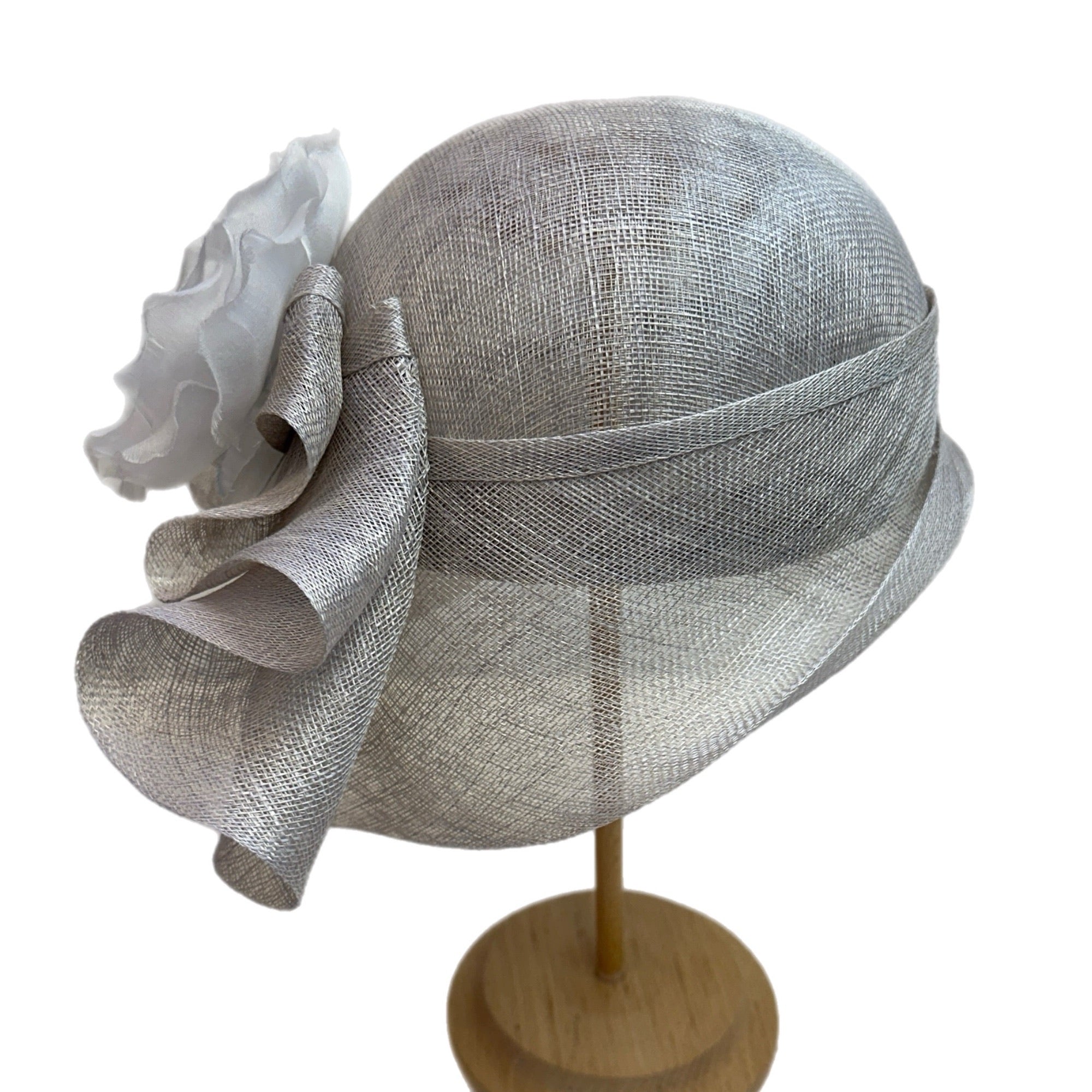 Fascinating Hat with Rose Derby Wedding Headwear
