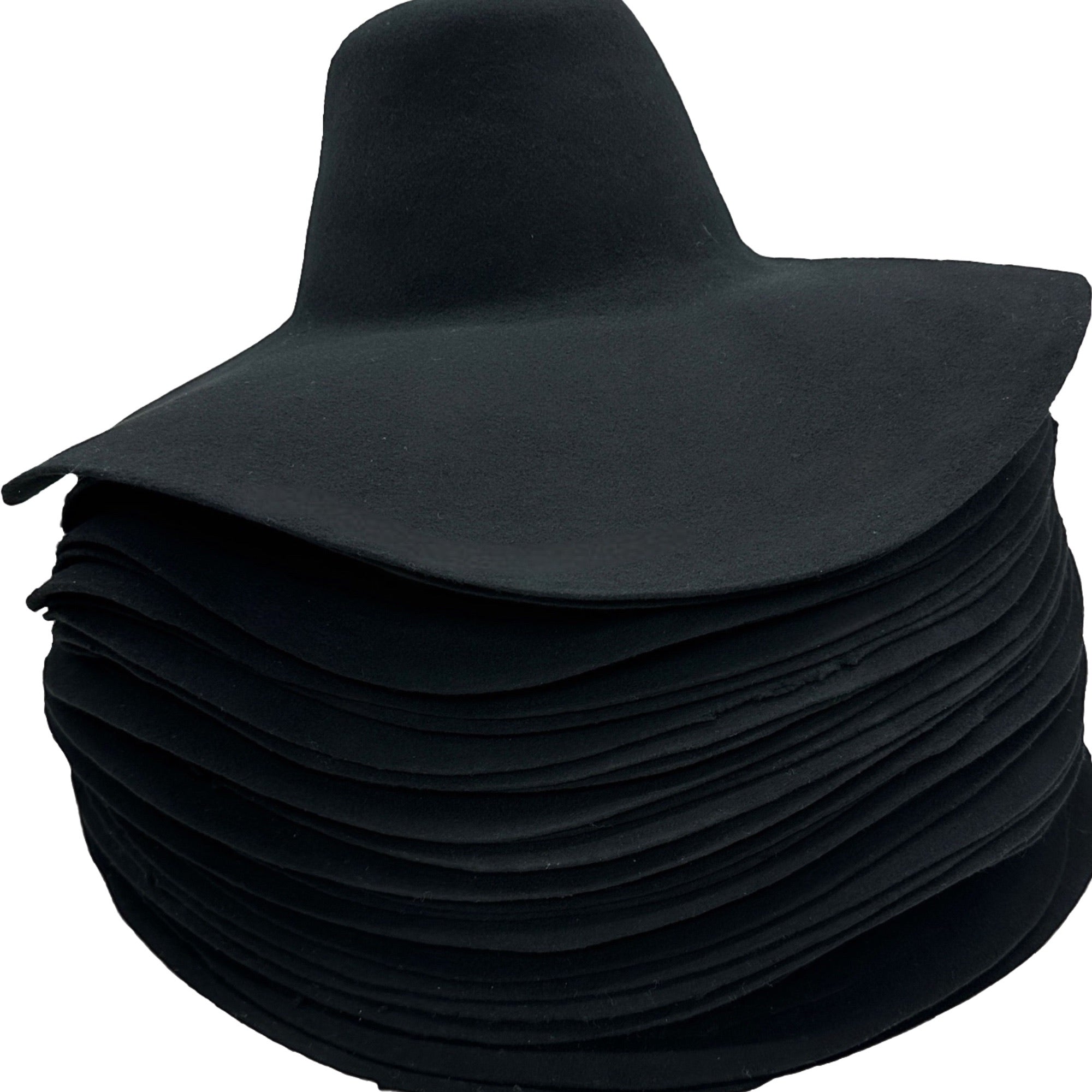 200g Heavy Weight Wool Felt Capeline Hat Body for Millinery (7 oz)