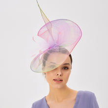 Load image into Gallery viewer, Multicolor Fascinator Headband Wedding Tea Party Cocktail Hat - Divahats boutique