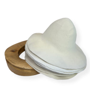 Set of 6 pcs Wool Felt Capeline Hat Bodies for Millinery