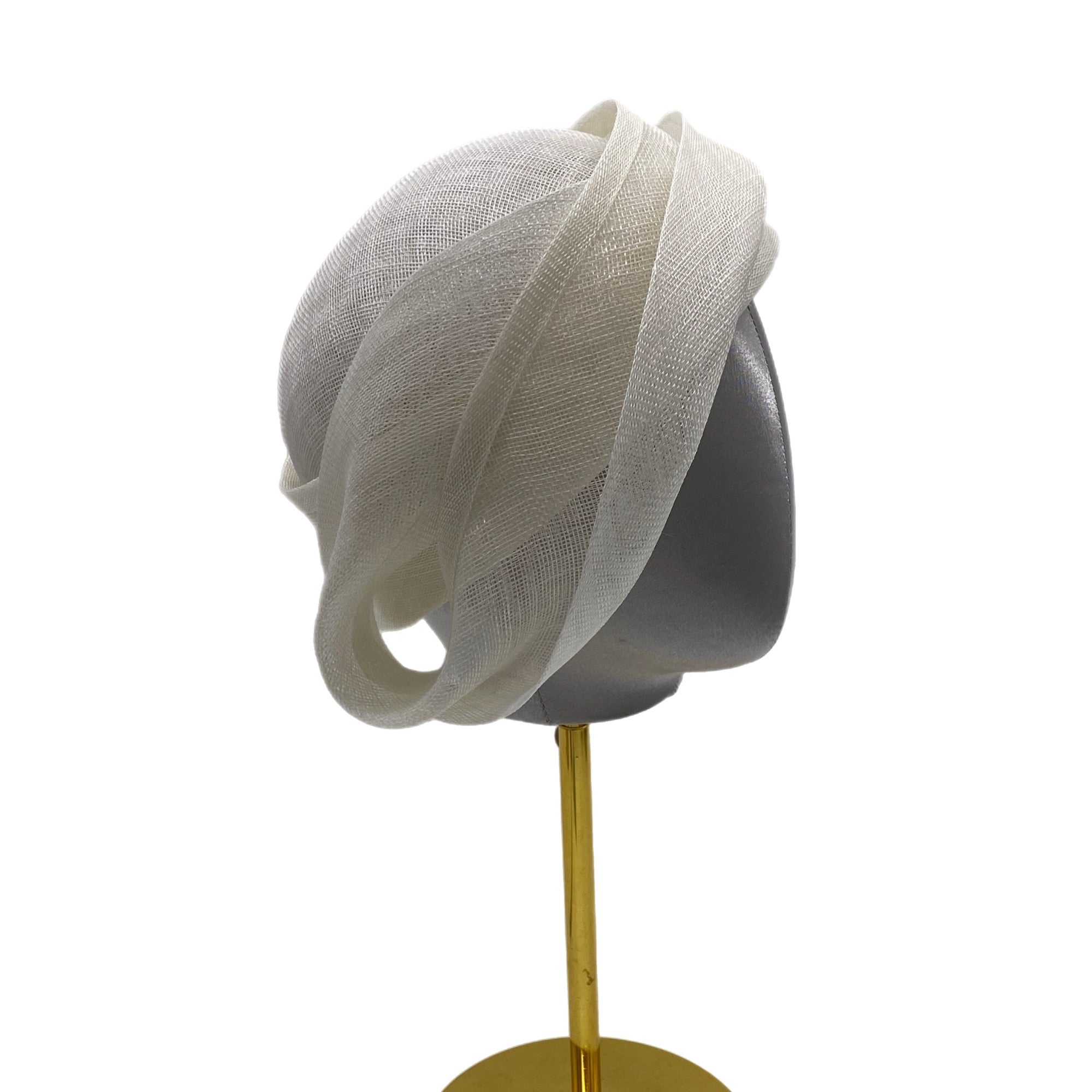 Creative cloche hat white - Divahats boutique