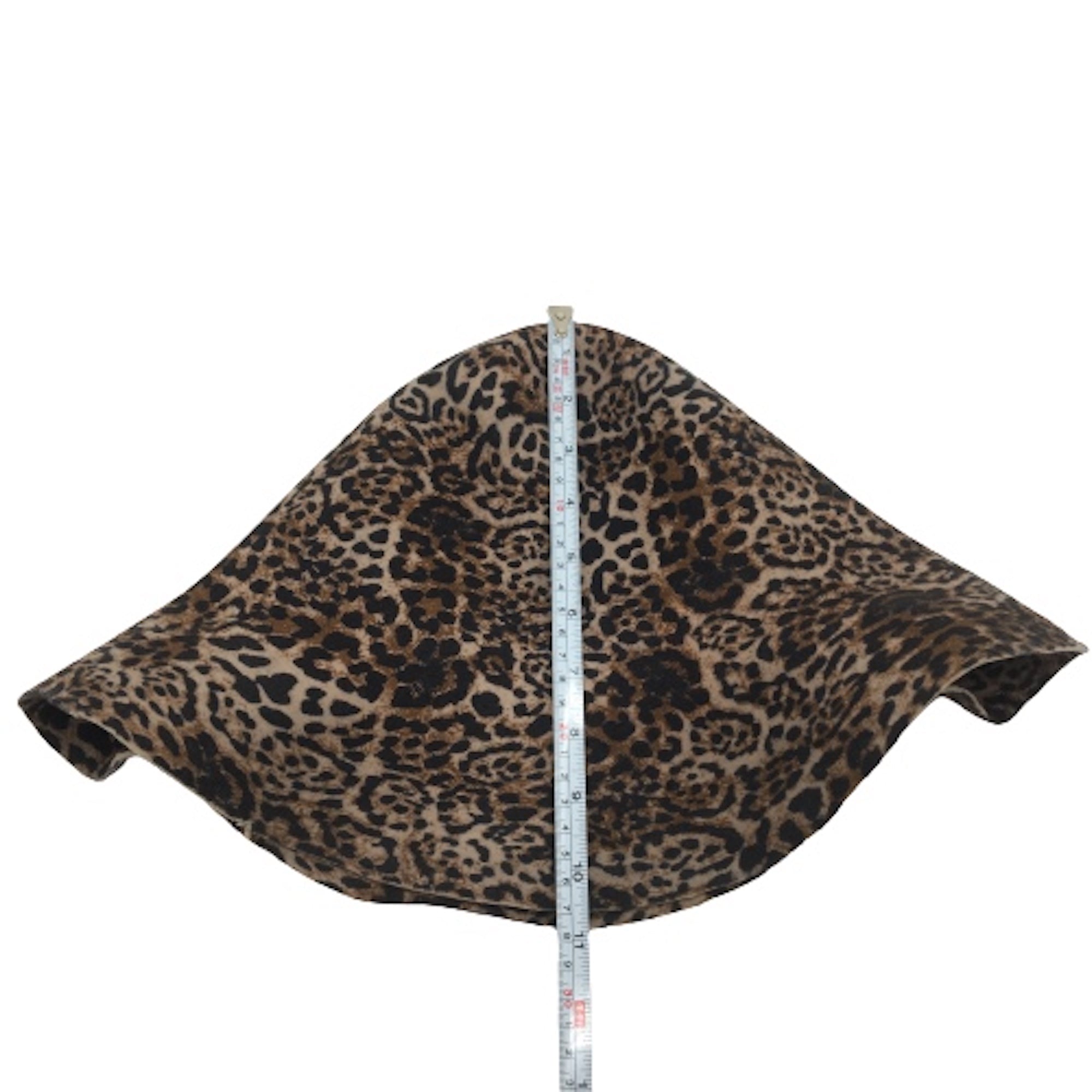 Wool Felt Capelines Animal Print High-Quality Floppy Brim 120 g