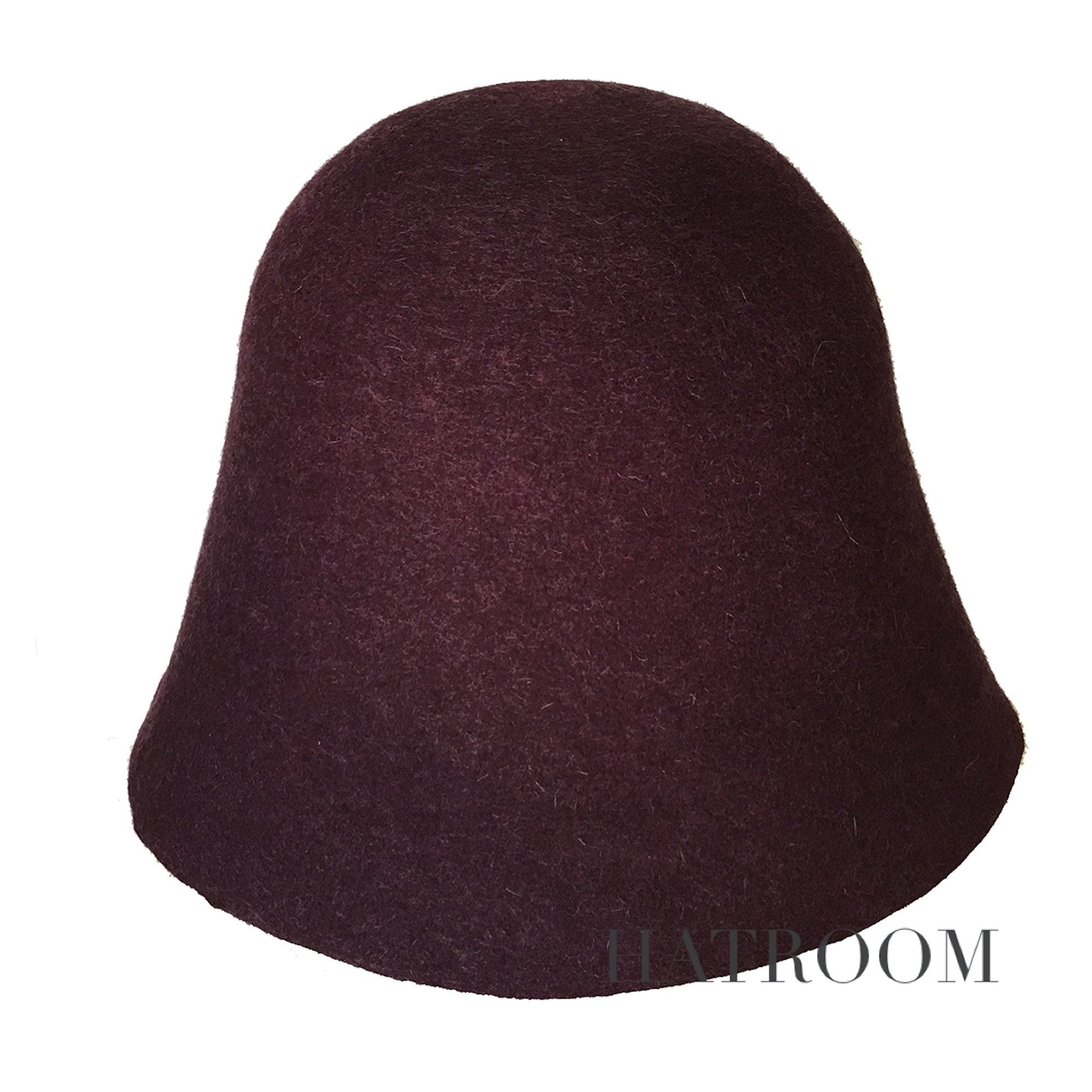 Melange Wool Felt Cone Hat Bodies