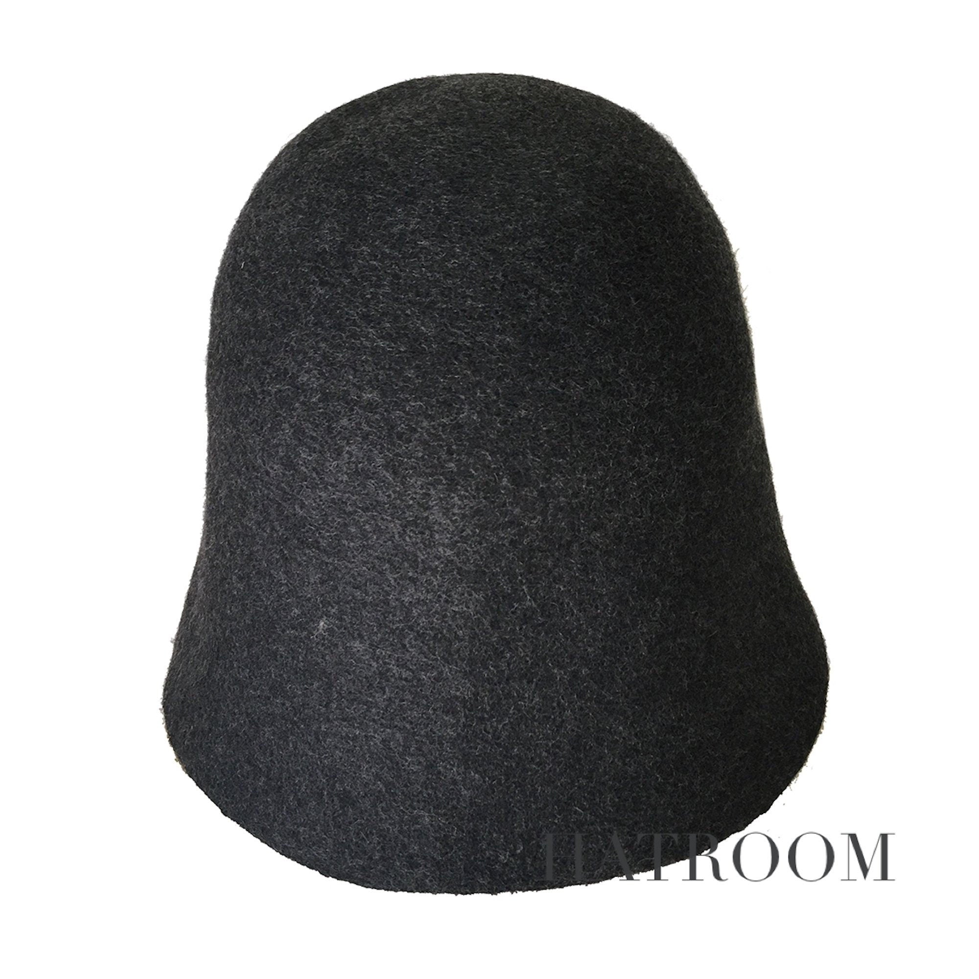 Melange Wool Felt Cone Hat Bodies