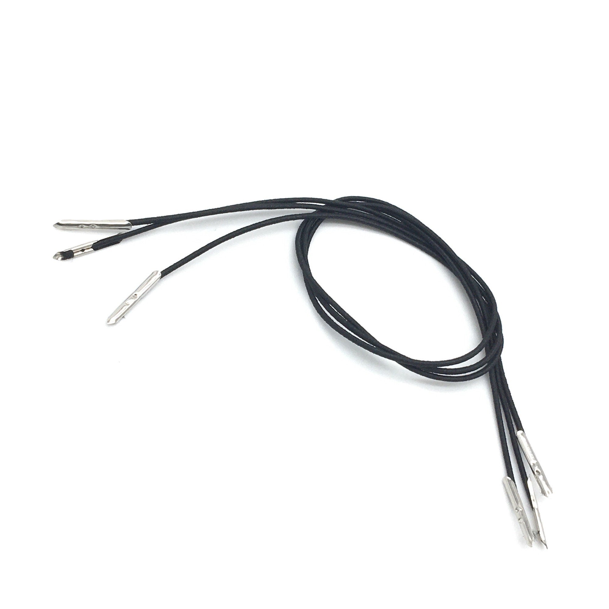 Millinery Elastic Cord with Metal Barbs Set in Three Colors