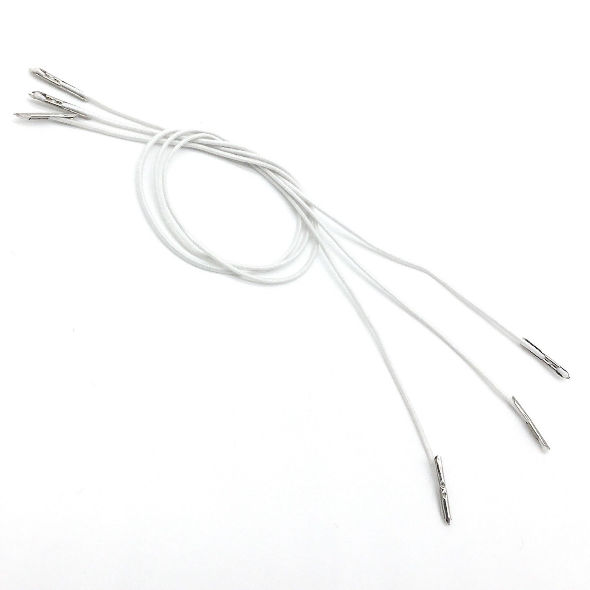 Millinery Elastic Cord with Metal Barbs Set in Three Colors