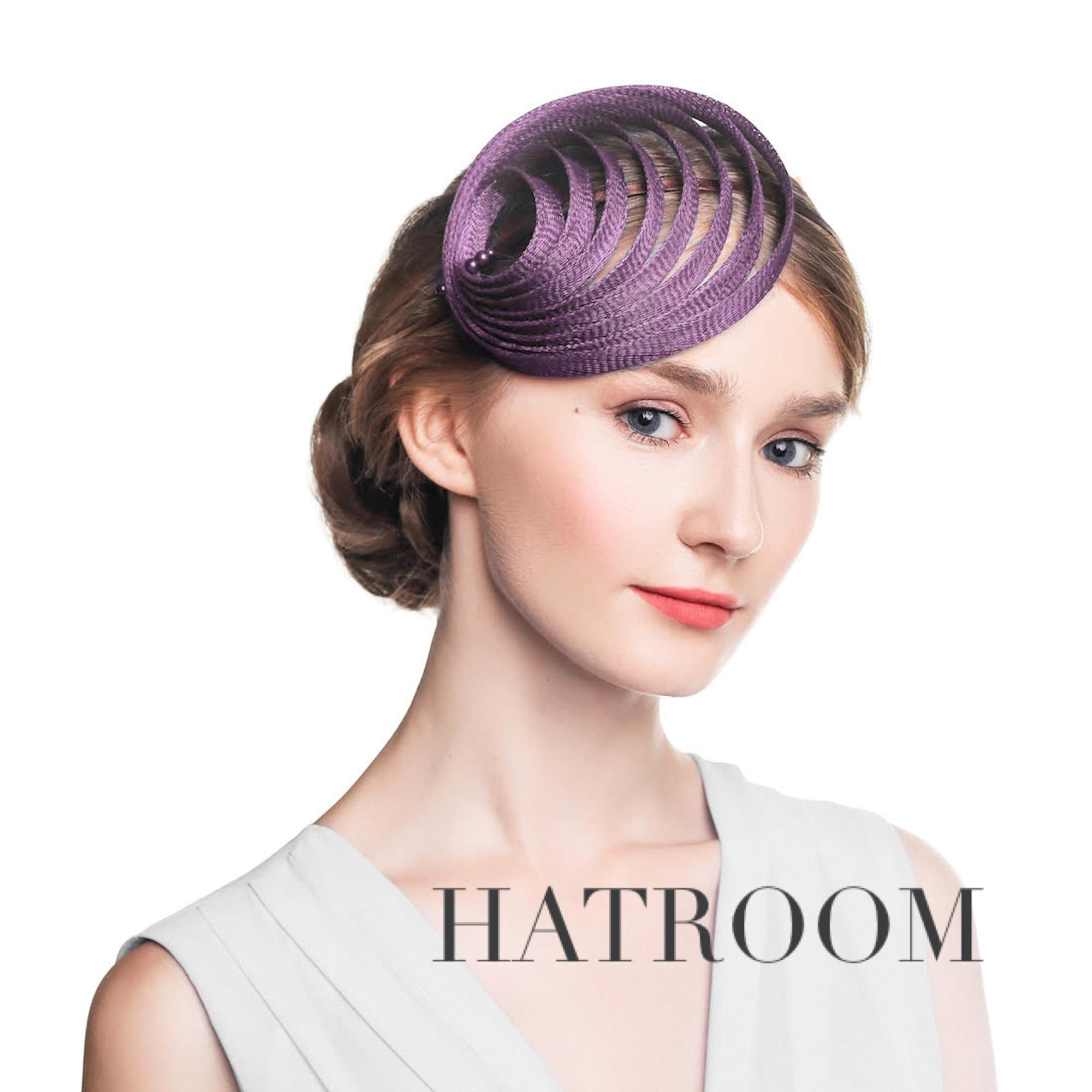 Women Fascinator Cocktail Wedding Tea Party Church Hat