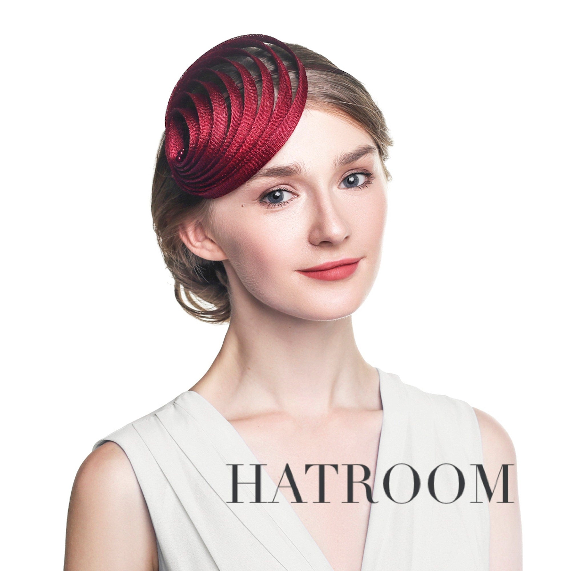 Black Fascinator Derby Wedding Tea Party Hat for Women