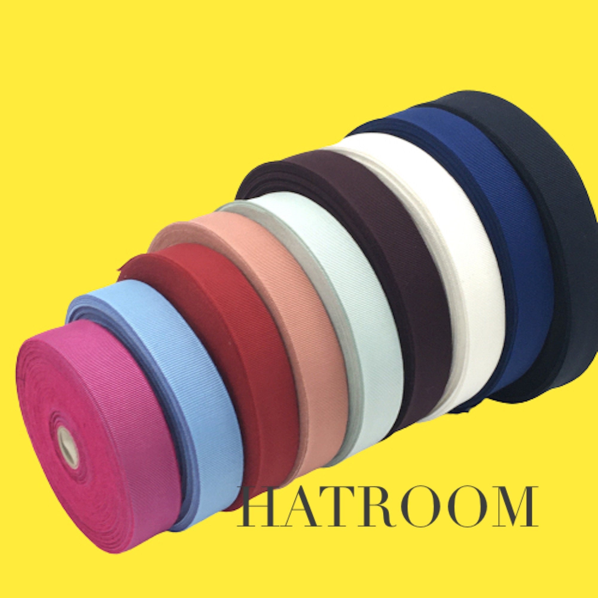 1-inch Ribbon Millinery Grosgrain for Hat Making - 3yards (2.74 m)