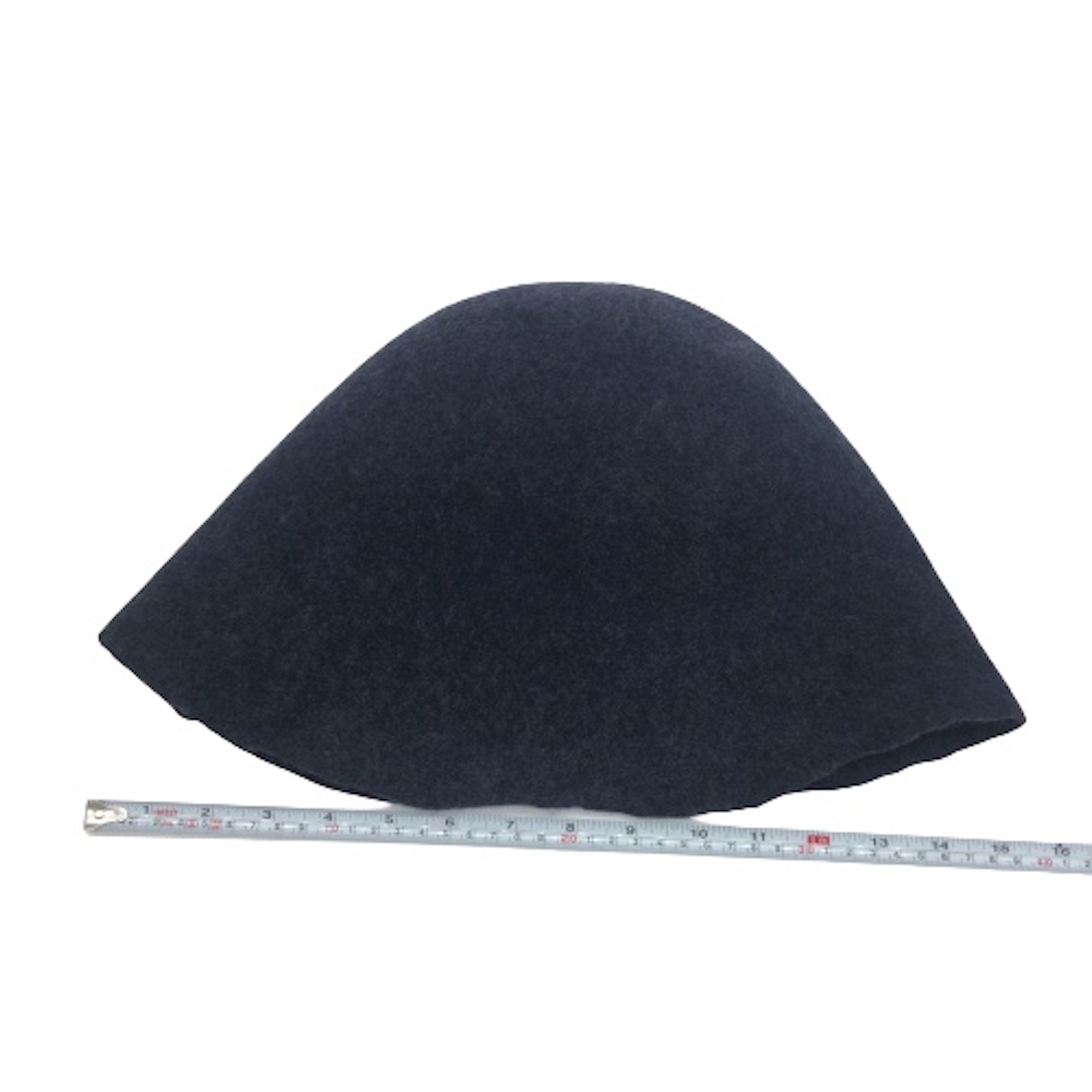 Melange Wool Felt Cone Hat Bodies