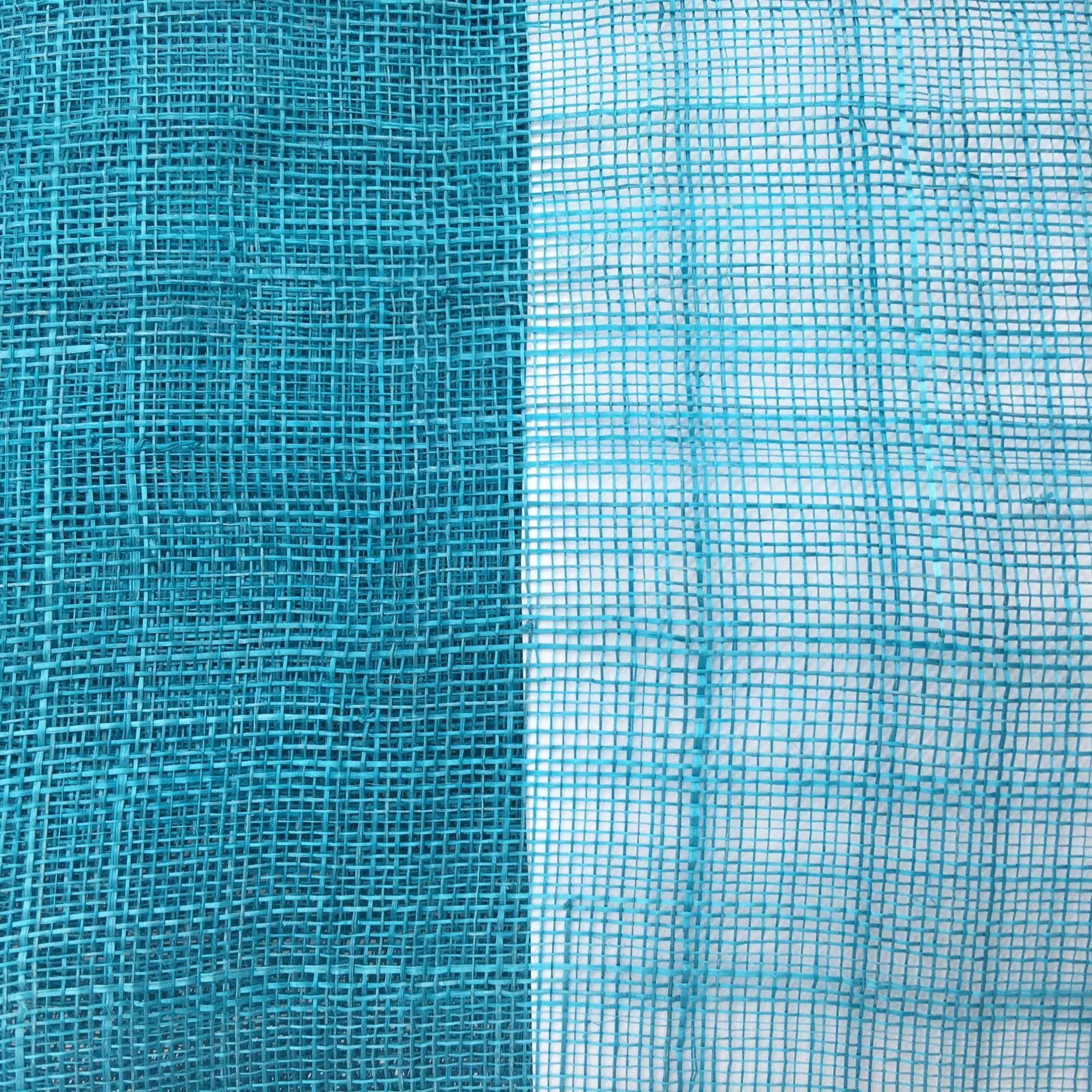 Not Stiffened Hand-Weave Sinamay Fabric for Millinery and Hat Making - 1 meter x 90cm