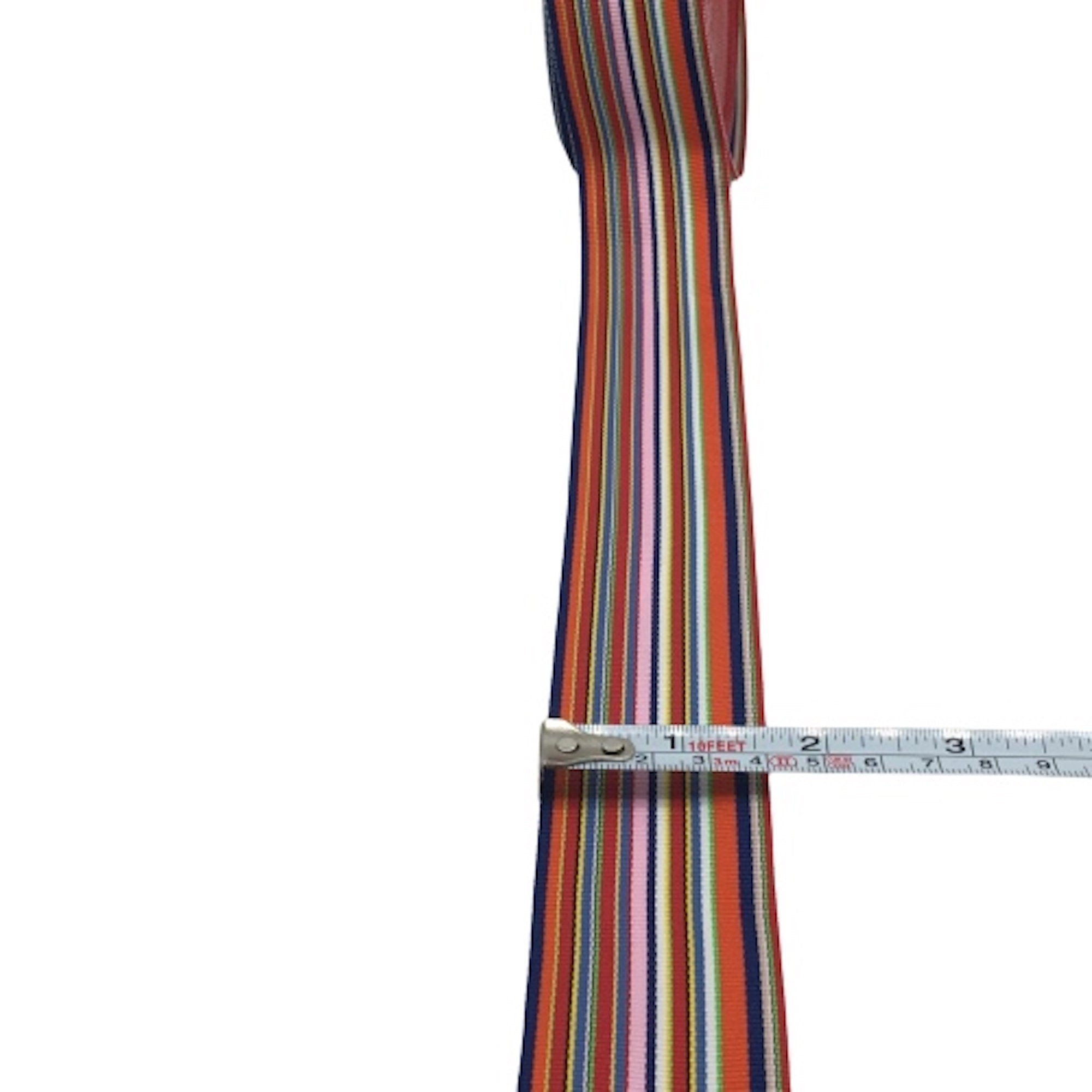 1,58 inch (40mm)Multicolor Striped Millinery Grosgrain Ribbon - 1yard(0,914 m)