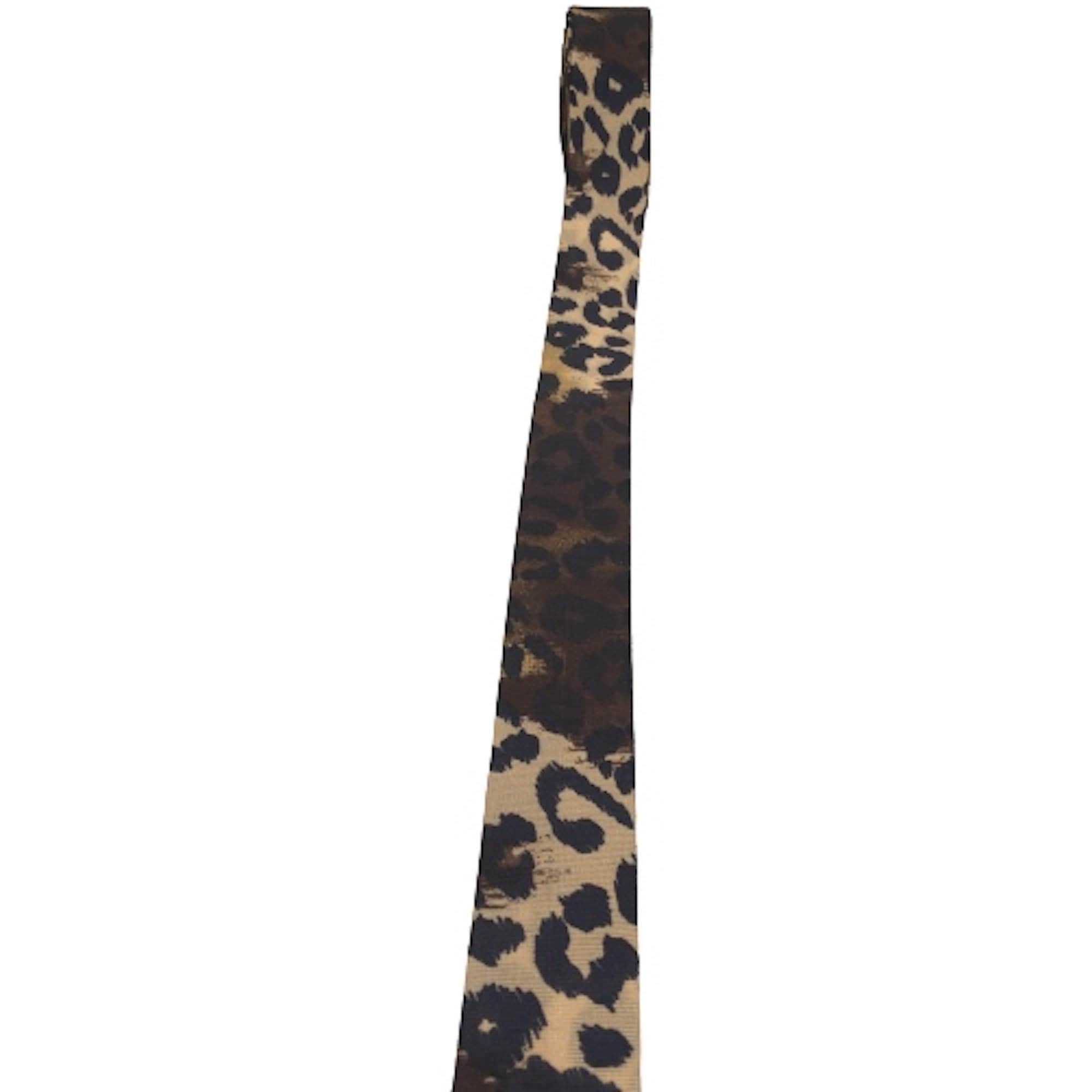 1,58 inch (40mm) Animal Print Millinery Grosgrain Ribbon - 1yard