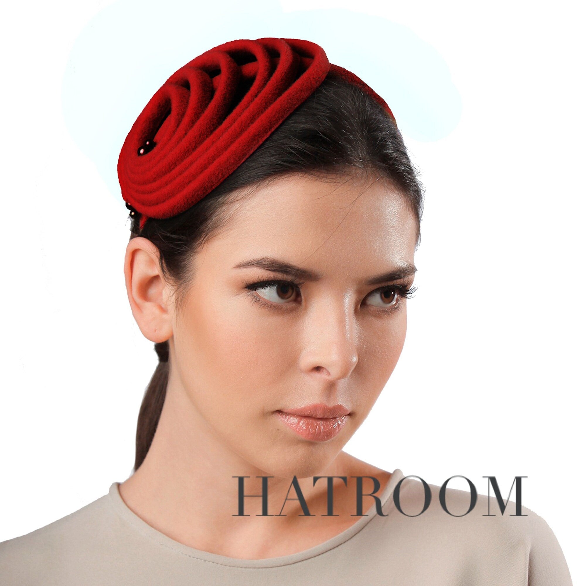 Stylish Fascinator Hat Winter Headwear