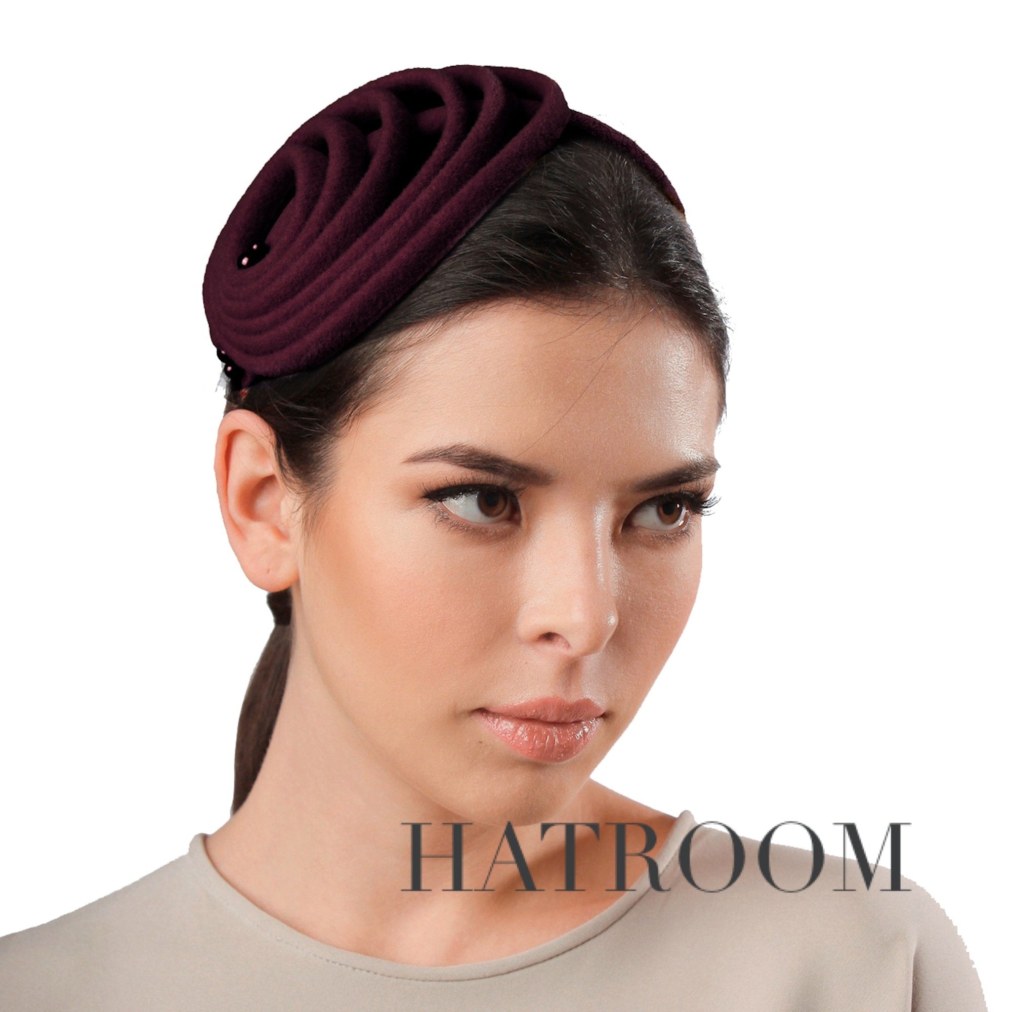 Stylish Fascinator Hat Winter Headwear