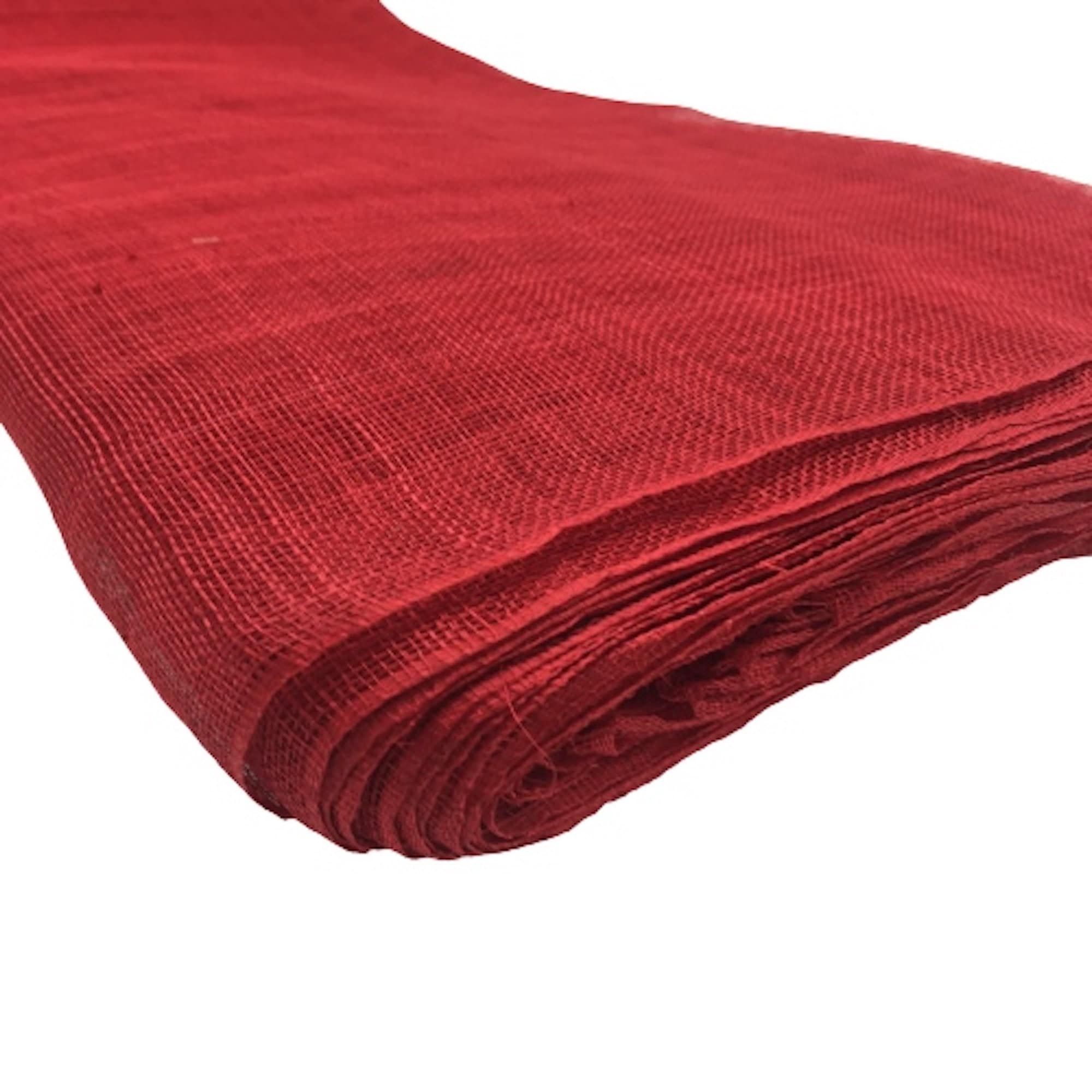 Not Stiffened Hand-Weave Sinamay Fabric for Millinery and Hat Making - 1 meter x 90cm