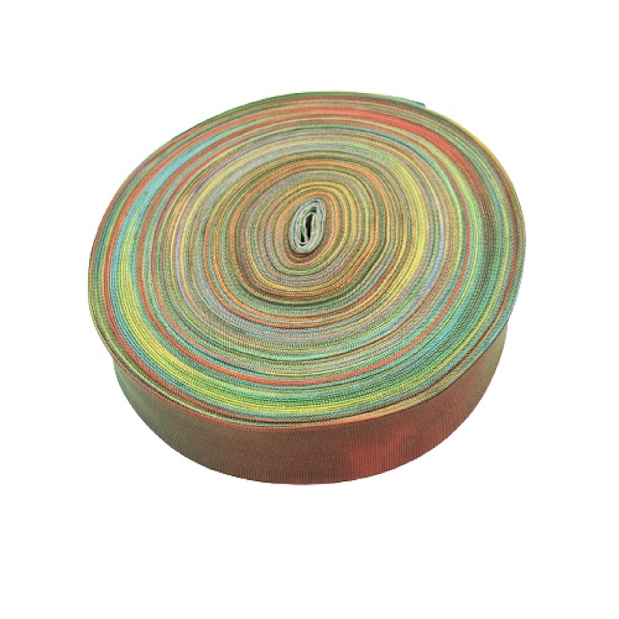 10 yards Millinery Grosgrain Ribbon Multicolored Rainbow 40mm