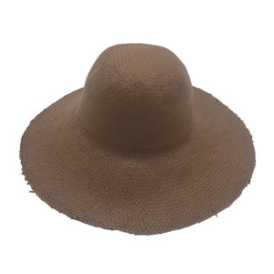 Brown Panama Paper Straw Capeline Hat Bodies - MillinerySupplyShop