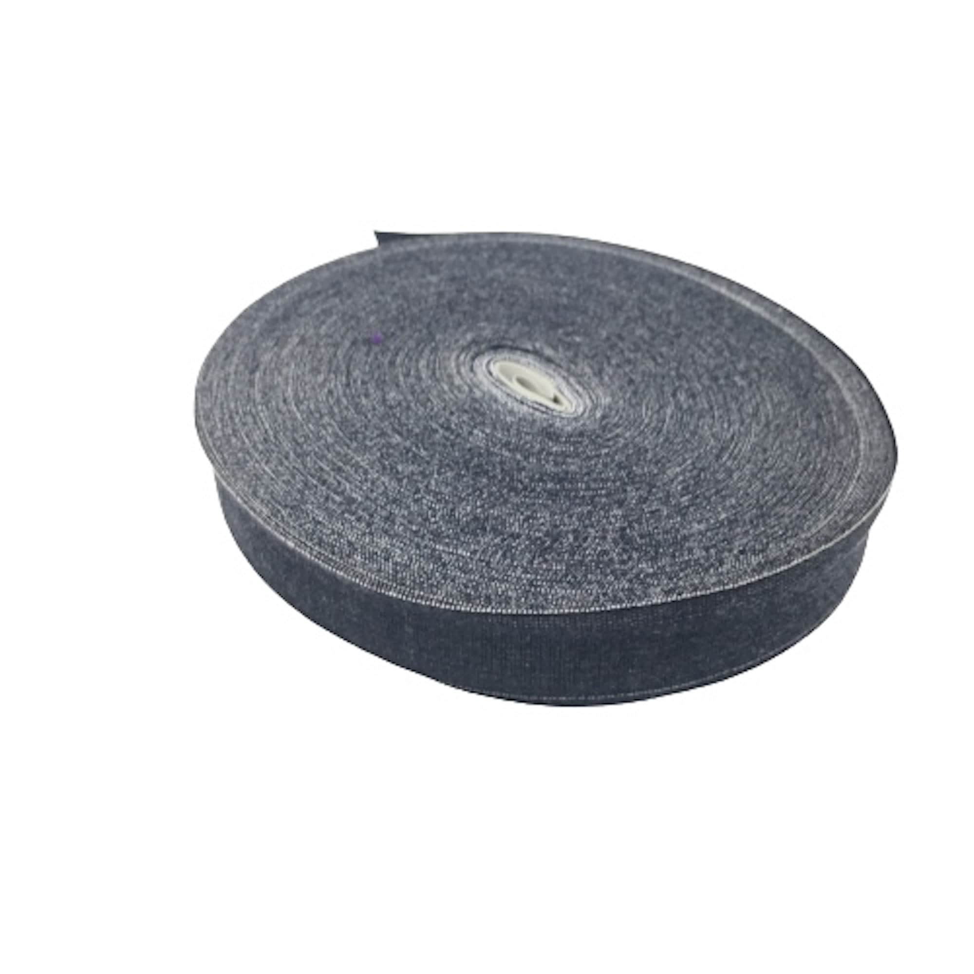 1 inch (25mm) Denim Grosgrain Ribbon for Hat Making - 5 Yards