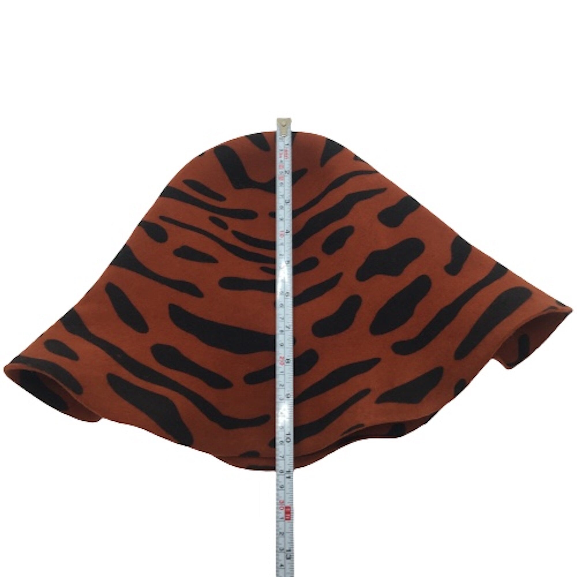 Wool Felt Capeline Animal Print Hat Body for Millinery