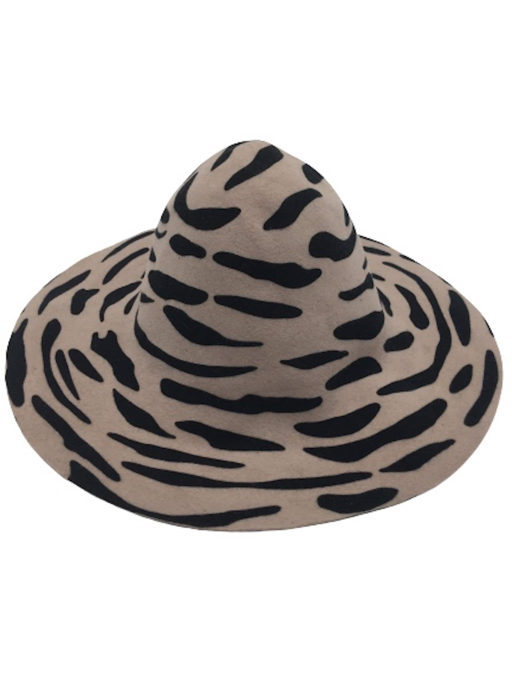 Wool Felt Capeline Animal Print Hat Body for Millinery