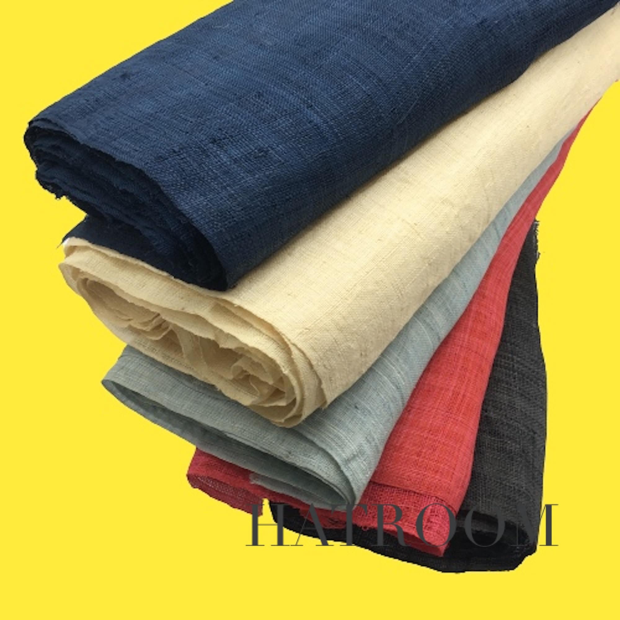 Raffia Fabric Pieces for Craft and Millinery