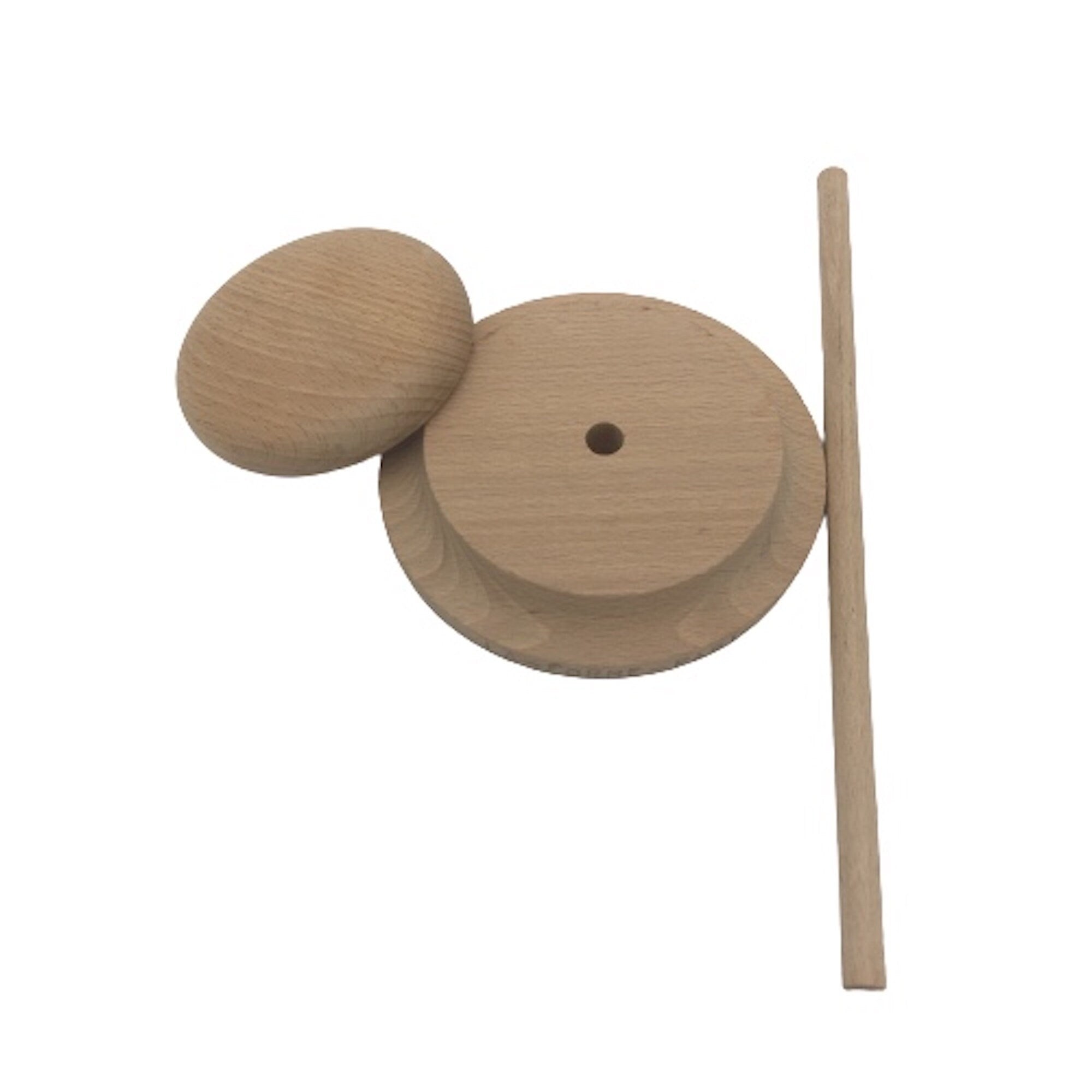 11" Deluxe Vintage Wooden Folding Hat Stand