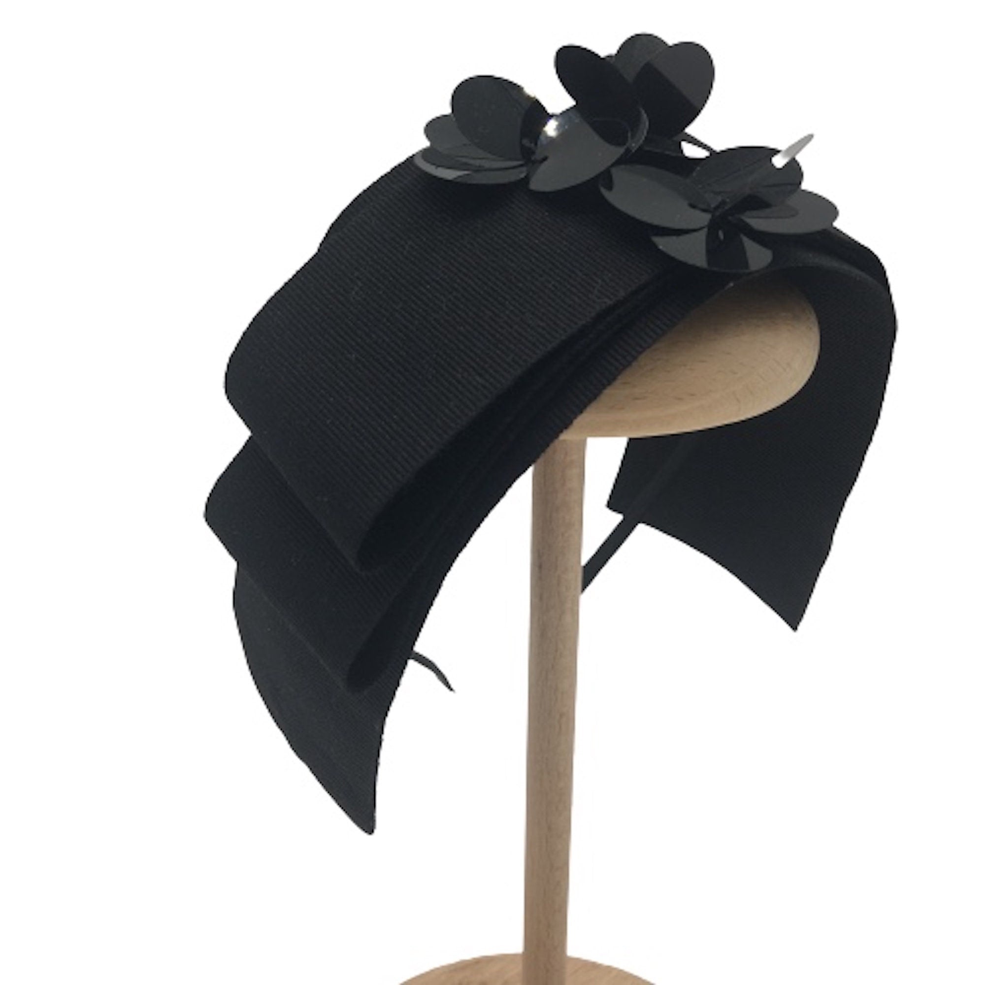 Bow Fascinator with Sequins
