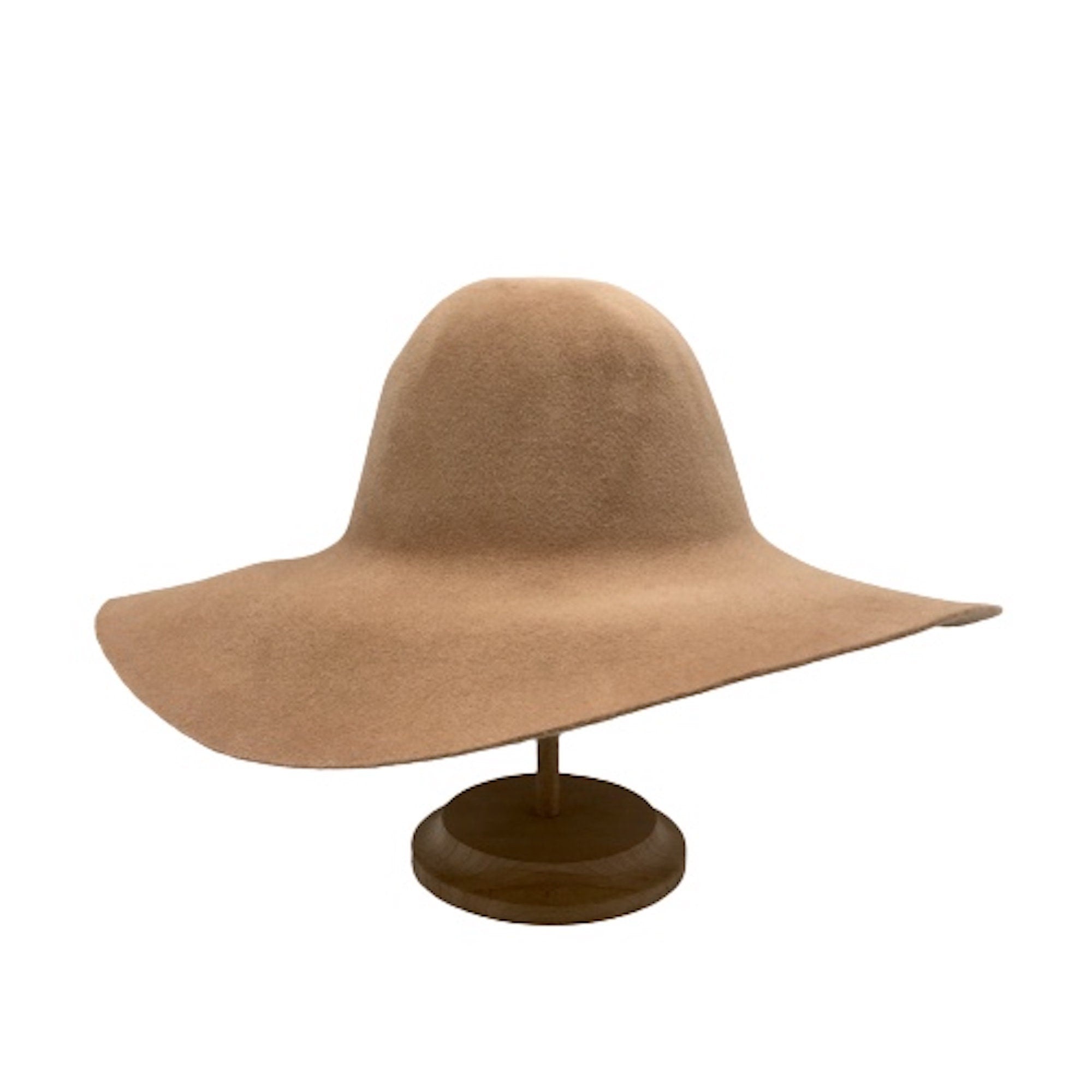 Velour Fur Felt Capeline, Floppy Brim Hat Making Supplies