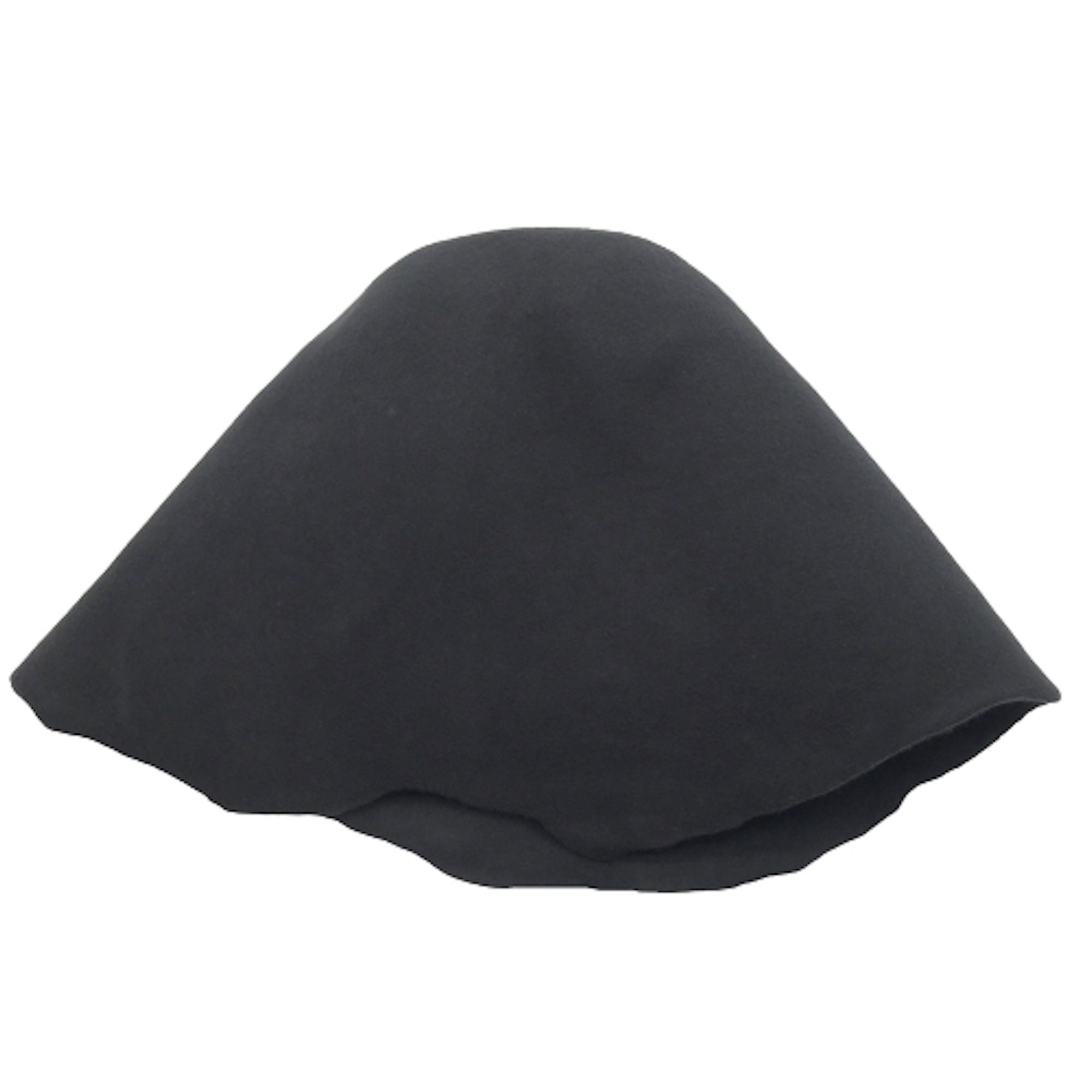 Black Felt Cones Wool Hat Bodies for Millinery