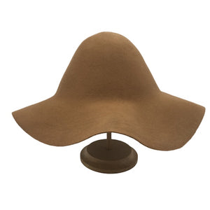 Felt capelines beige - MillinerySupplyShop