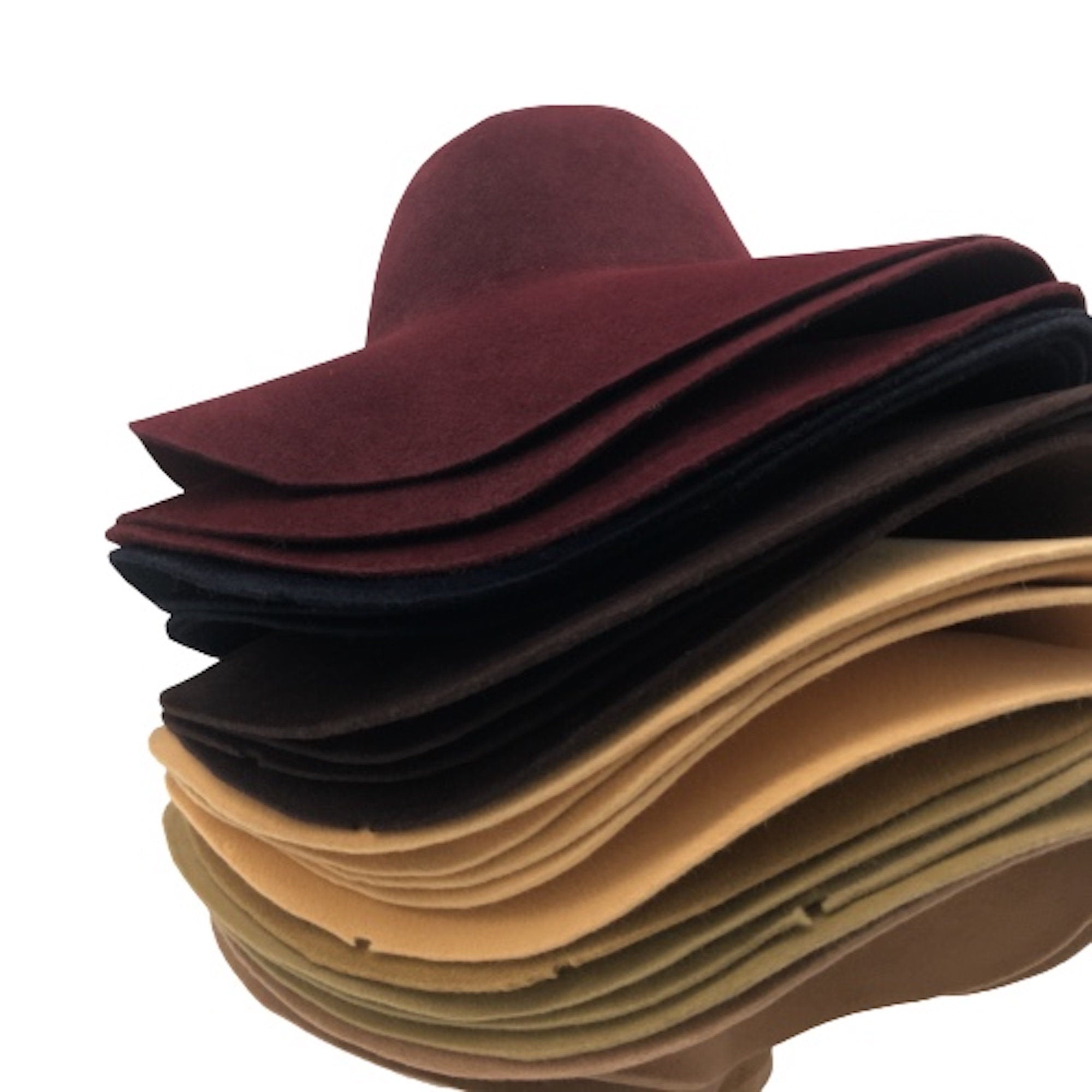 fur felt capelines