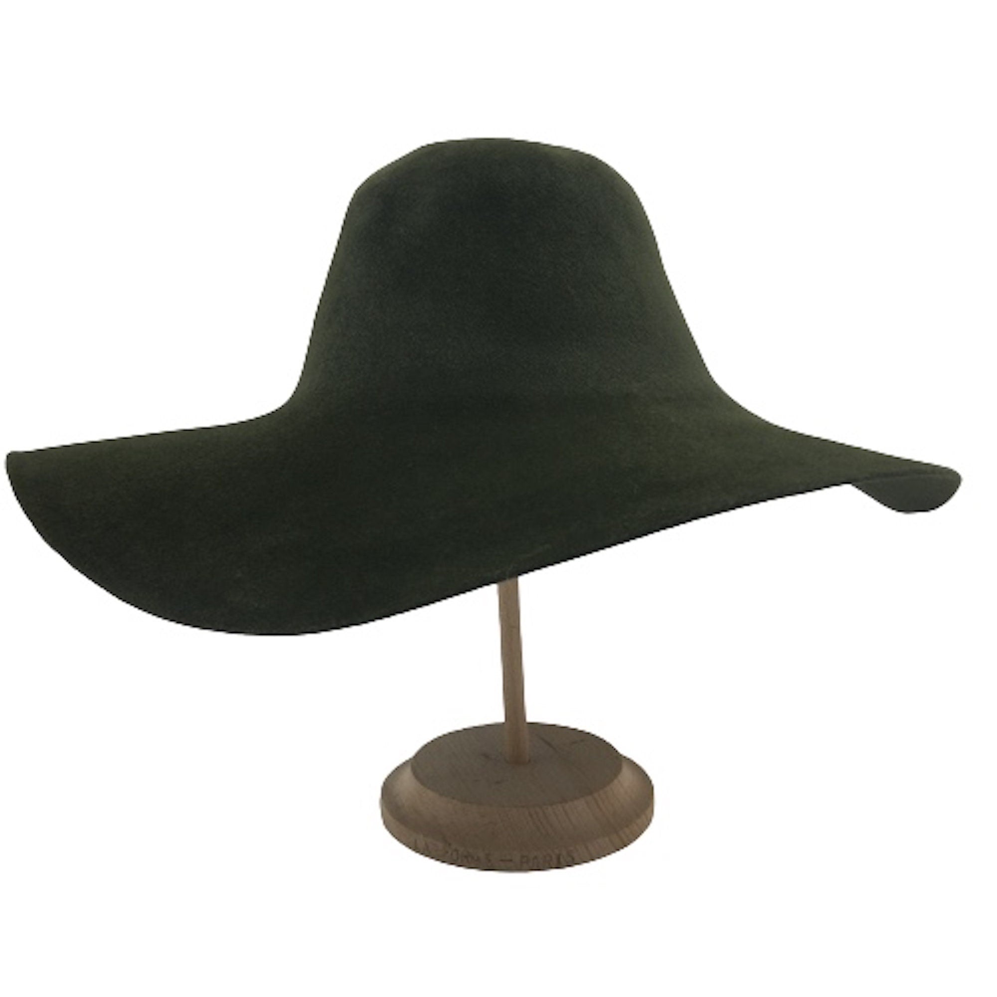 Velour Fur Felt Capeline, Floppy Brim Hat Making Supplies