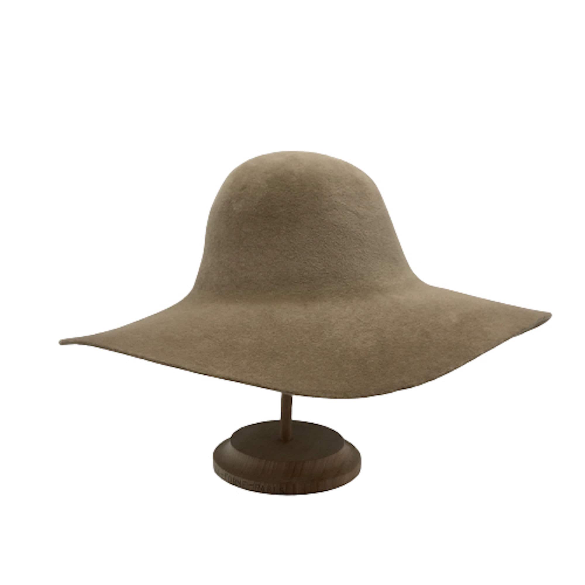 Rabbit Fur Felt Capeline Hat Bodies Velour for Hat Making