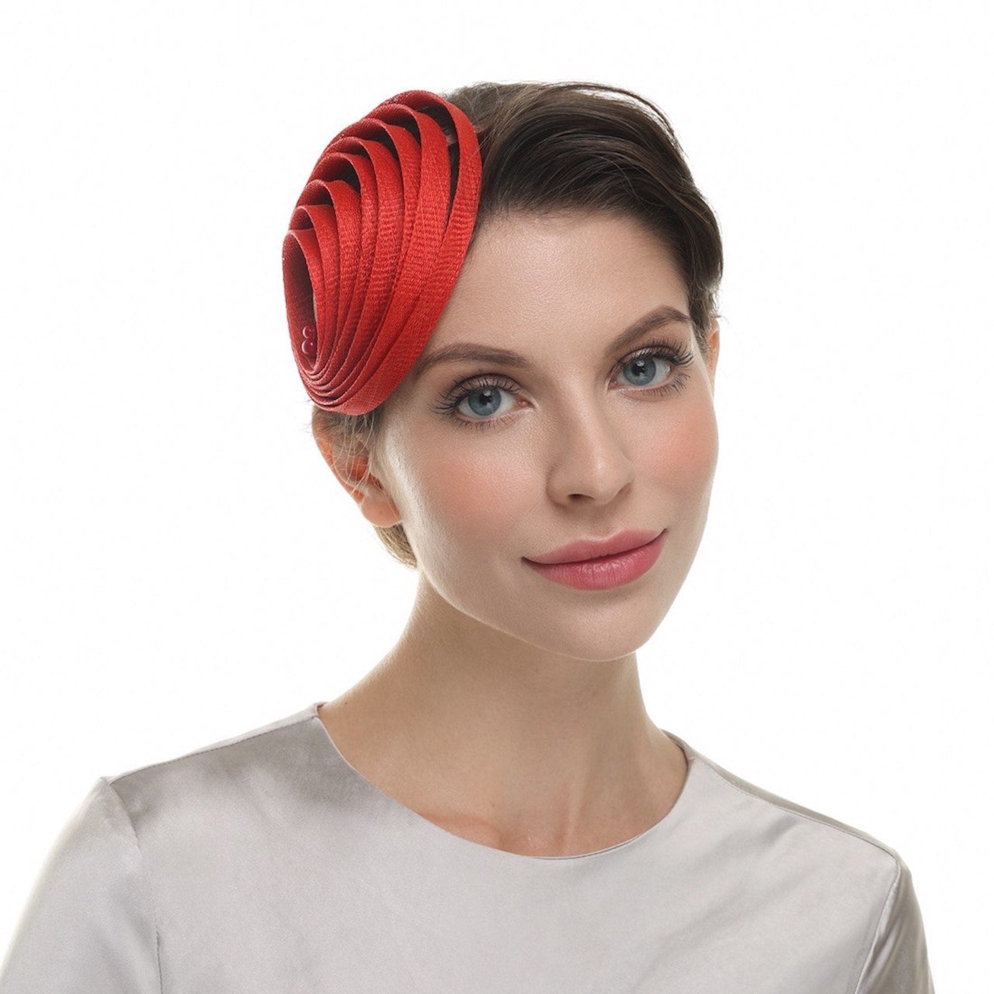 Red Fascinator Hat