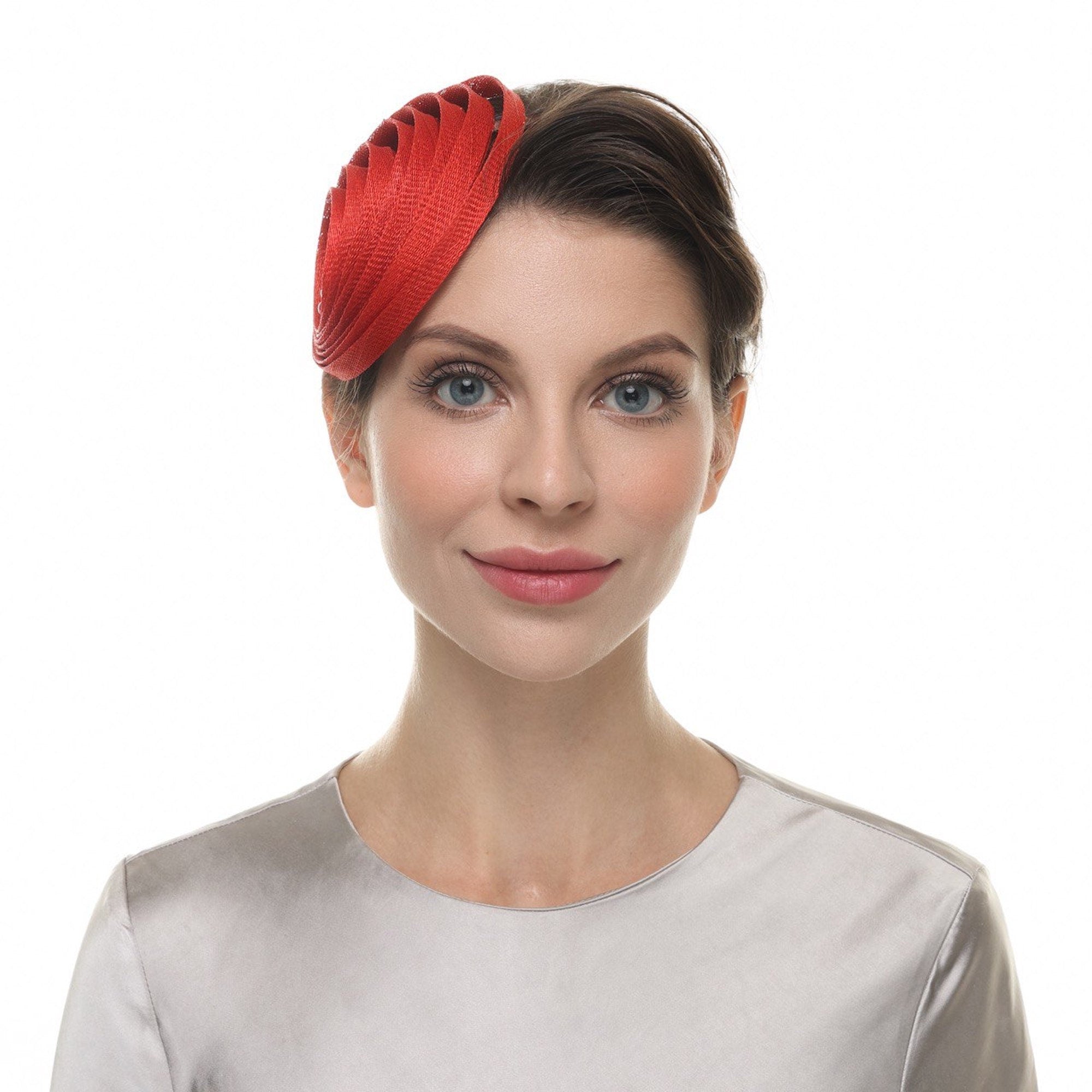 Red Fascinator Hat