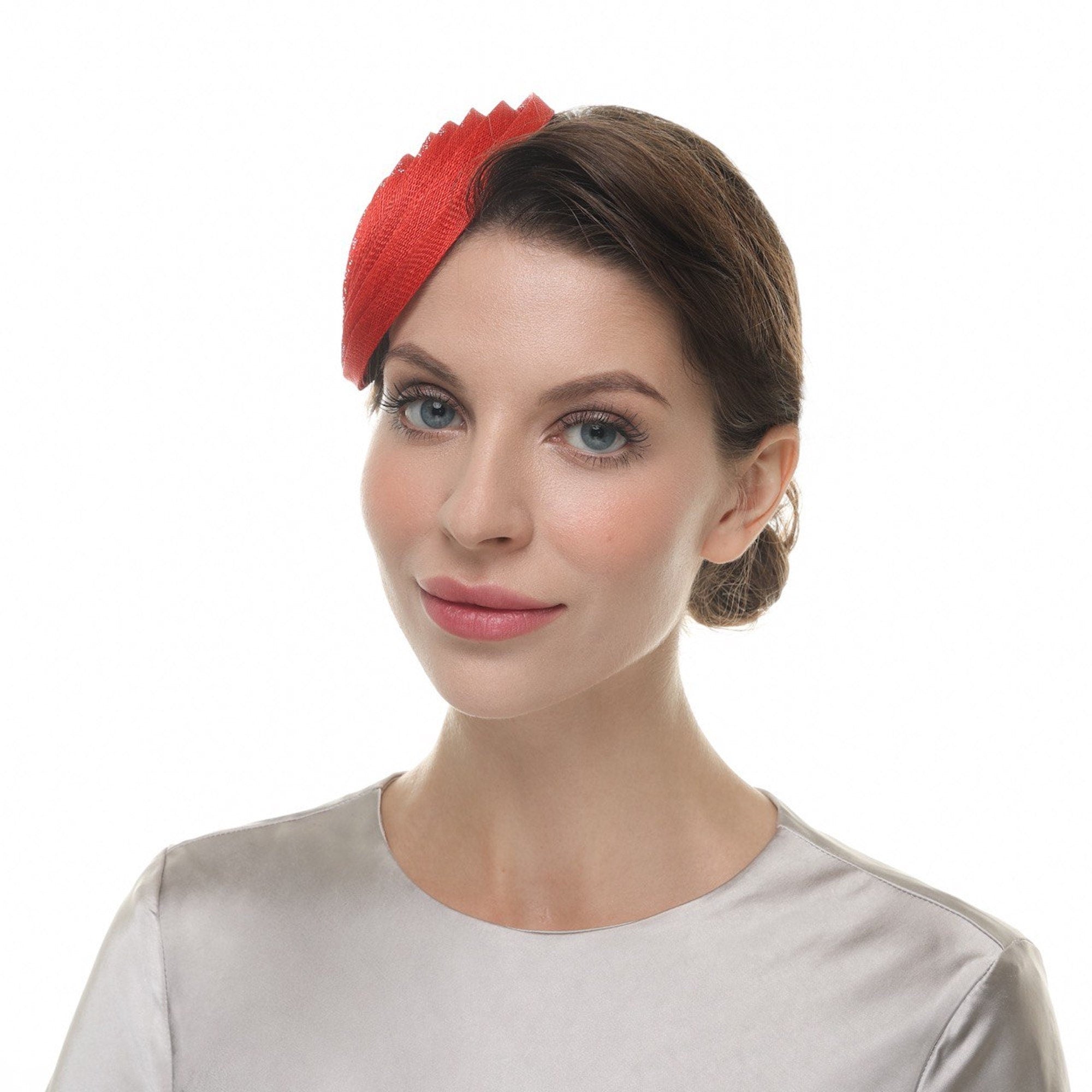 Red Fascinator Hat