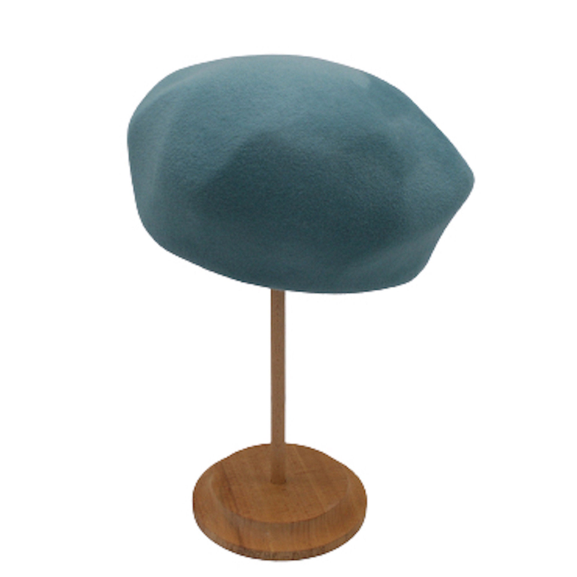 Fur Felt Beret for Women Classic Winter Hat
