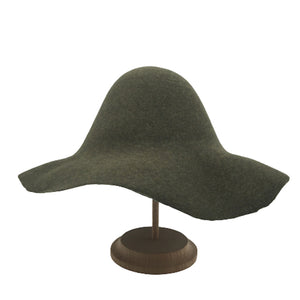 Wool Felt Capeline Melange Hat Bodies for Millinery