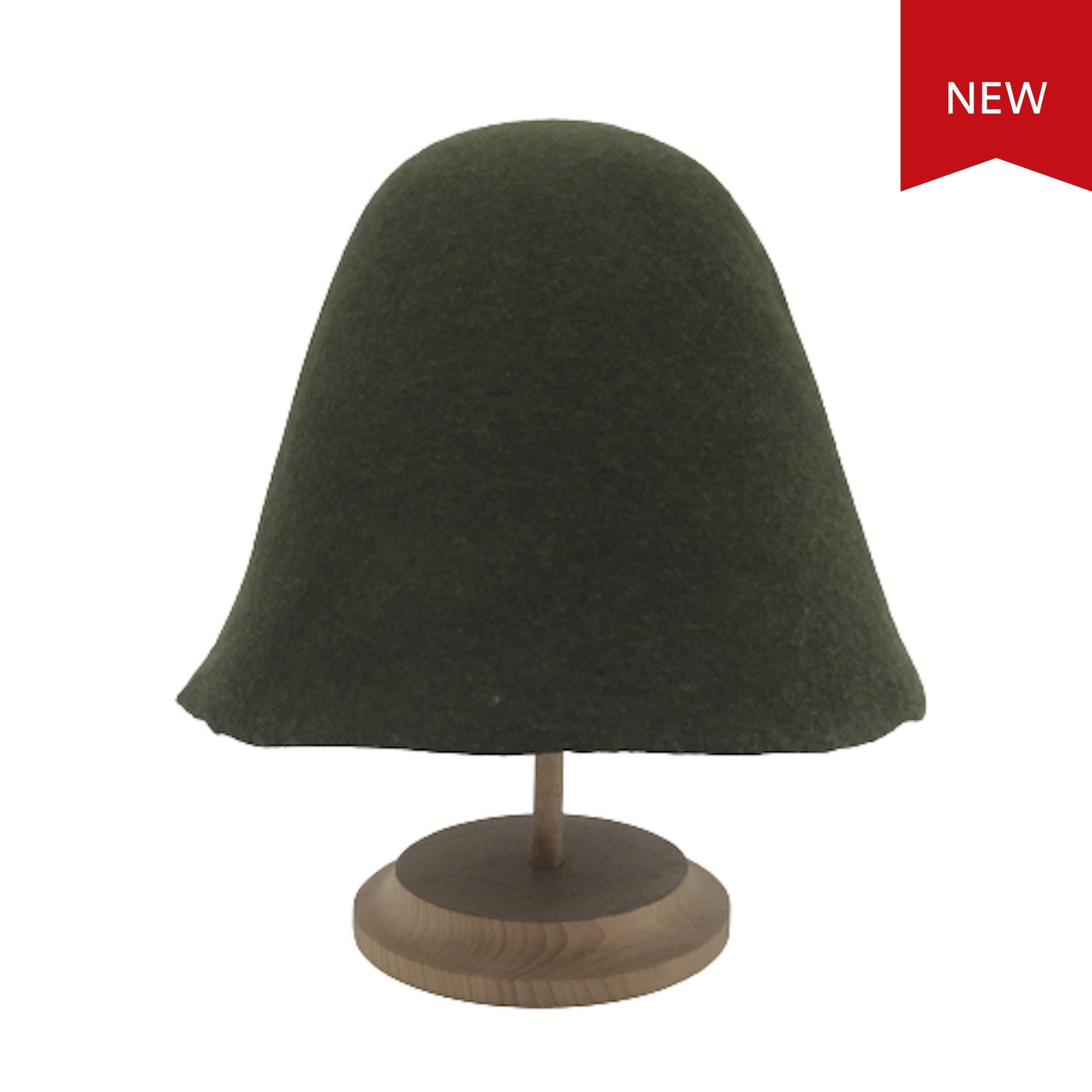 Melange Wool Felt Cone Hat Bodies