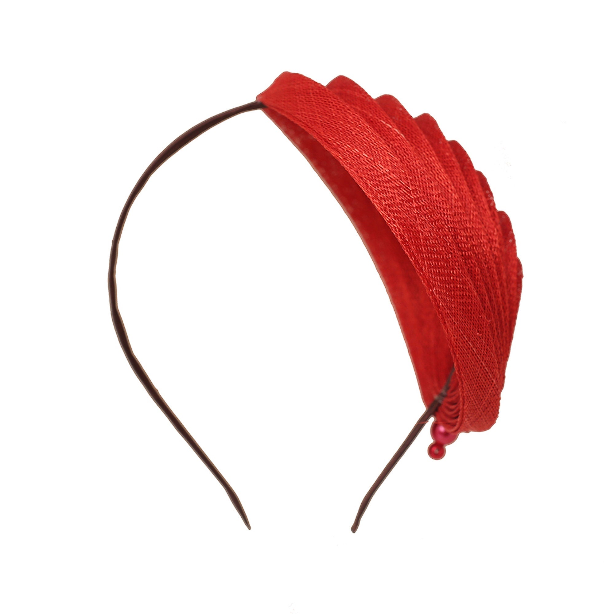 Red Fascinator