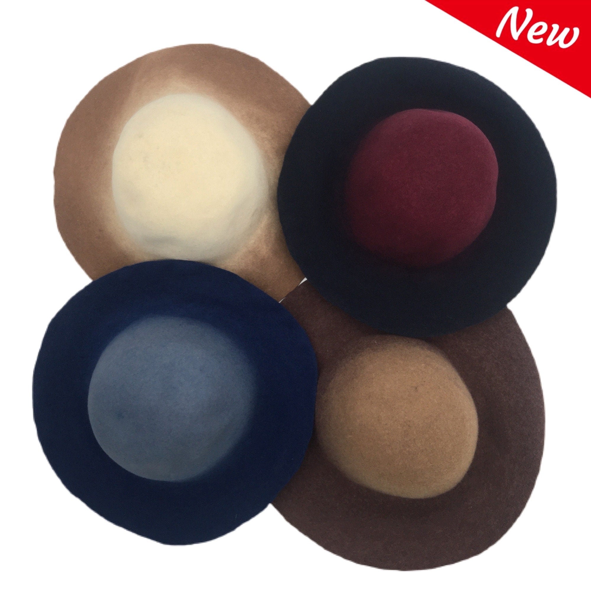 Wool Felt Capeline Hat Bodies Degrade for Millinery