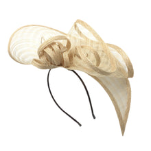 Load image into Gallery viewer, Fascinator Headband Wedding Tea Party Cocktail Hat