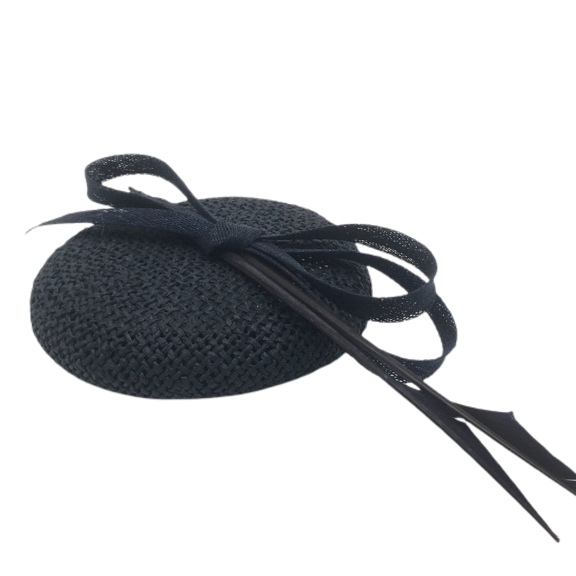 Stylish blue fascinator hat Derby, Church, Party headwear