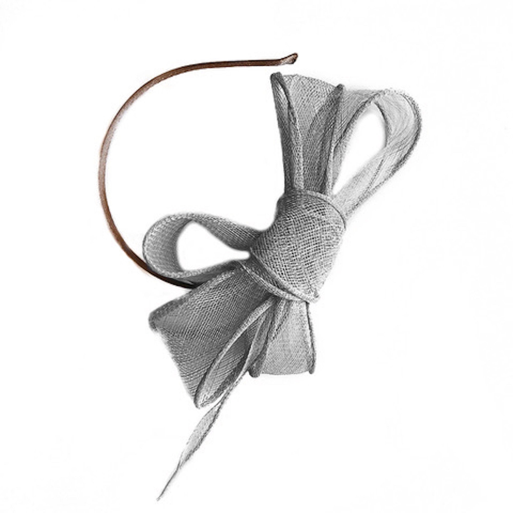 Bow Fascinator for Women Cocktail Wedding Tea Party Church Hat