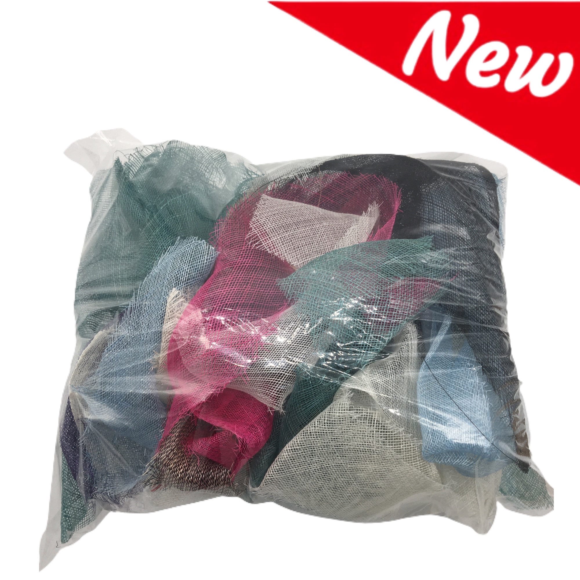 Sinamay Fabric Off-cuts for Hat Making and Crafting 2, 5oz (70 g)